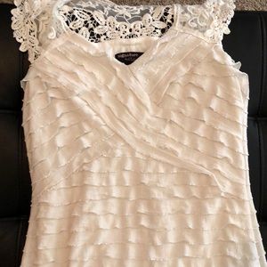 White lace dress